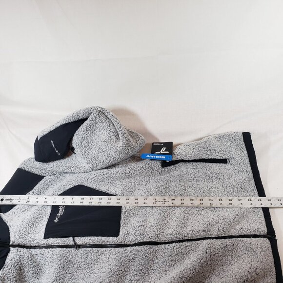 Columbia Titanium Arctic Crest Sherpa Full Zip Fleece Jacket Gray Men's Sz 2X - Picture 14 of 14